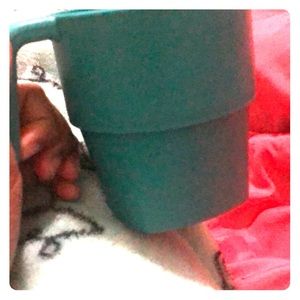 A blue 6-8 ounce mug